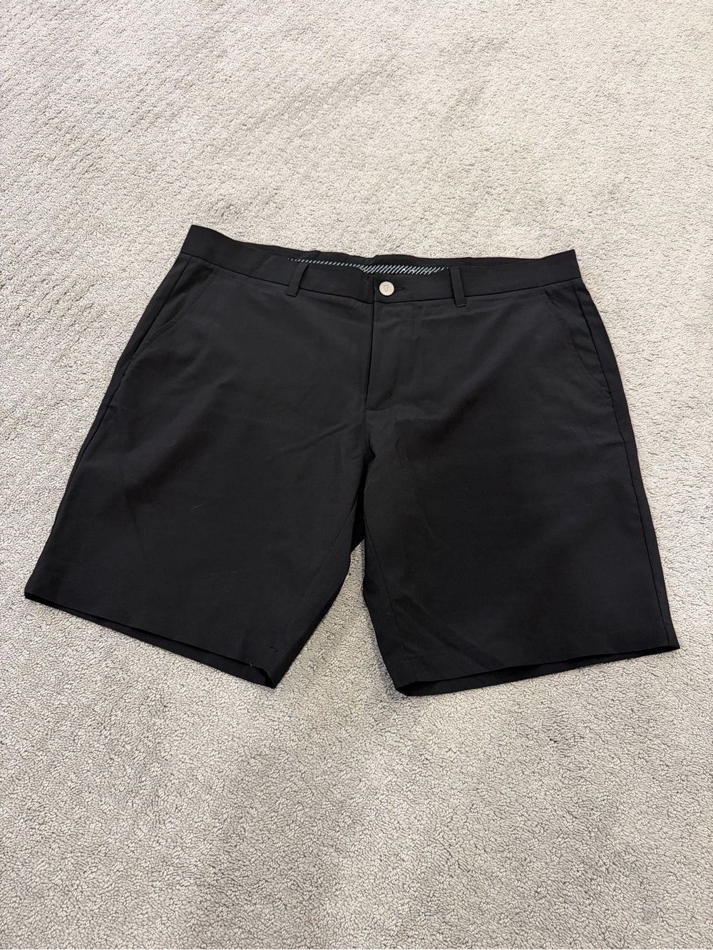 Primo Men's Black Golf Shorts